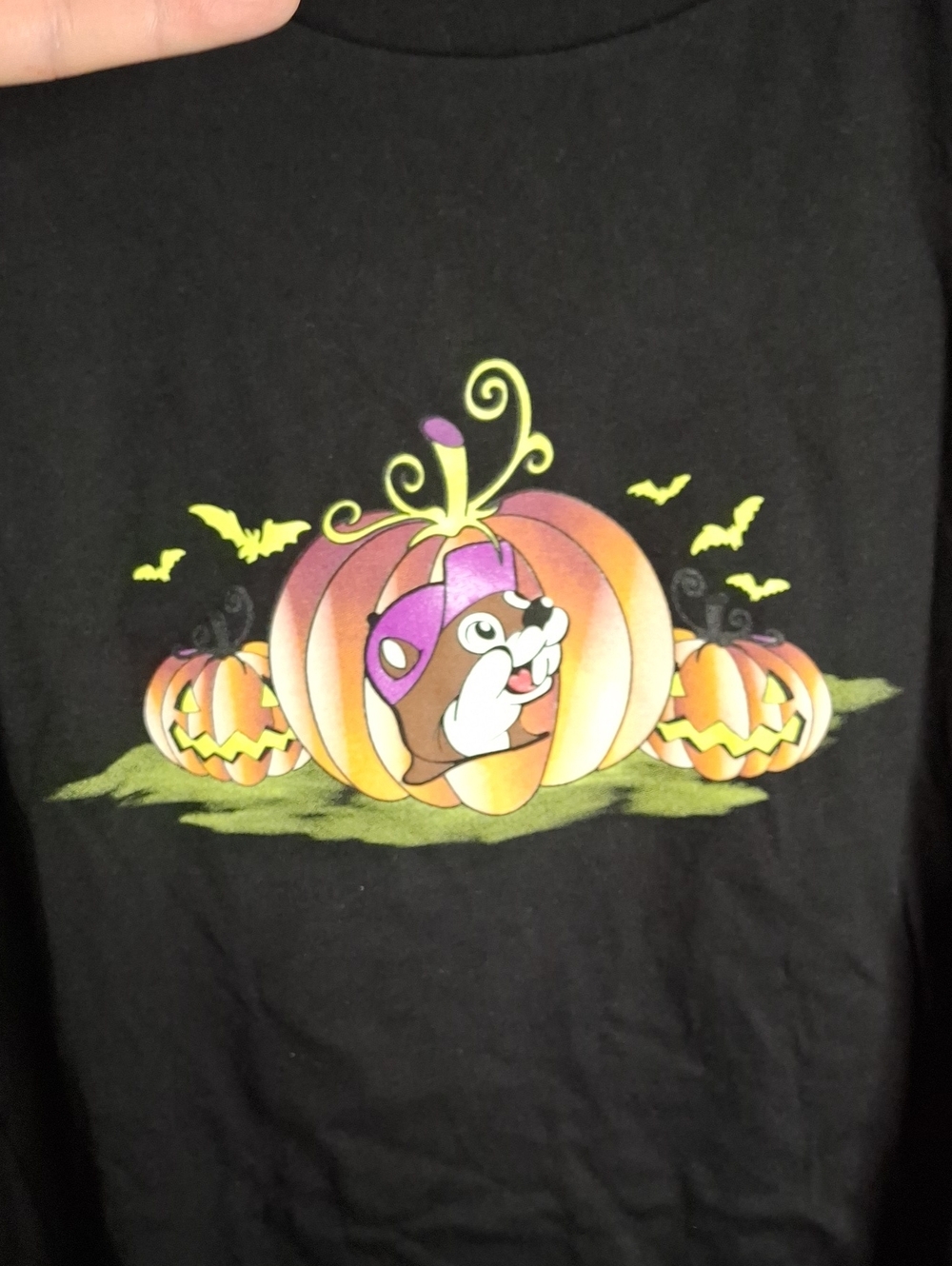 Bucees Black Halloween Pumpkin T-Shirt XL (Unisex) NWT - Picture 3 of 5